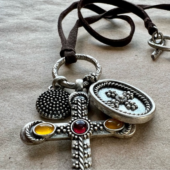 Cross and Charms Necklace - Picture 2 of 6